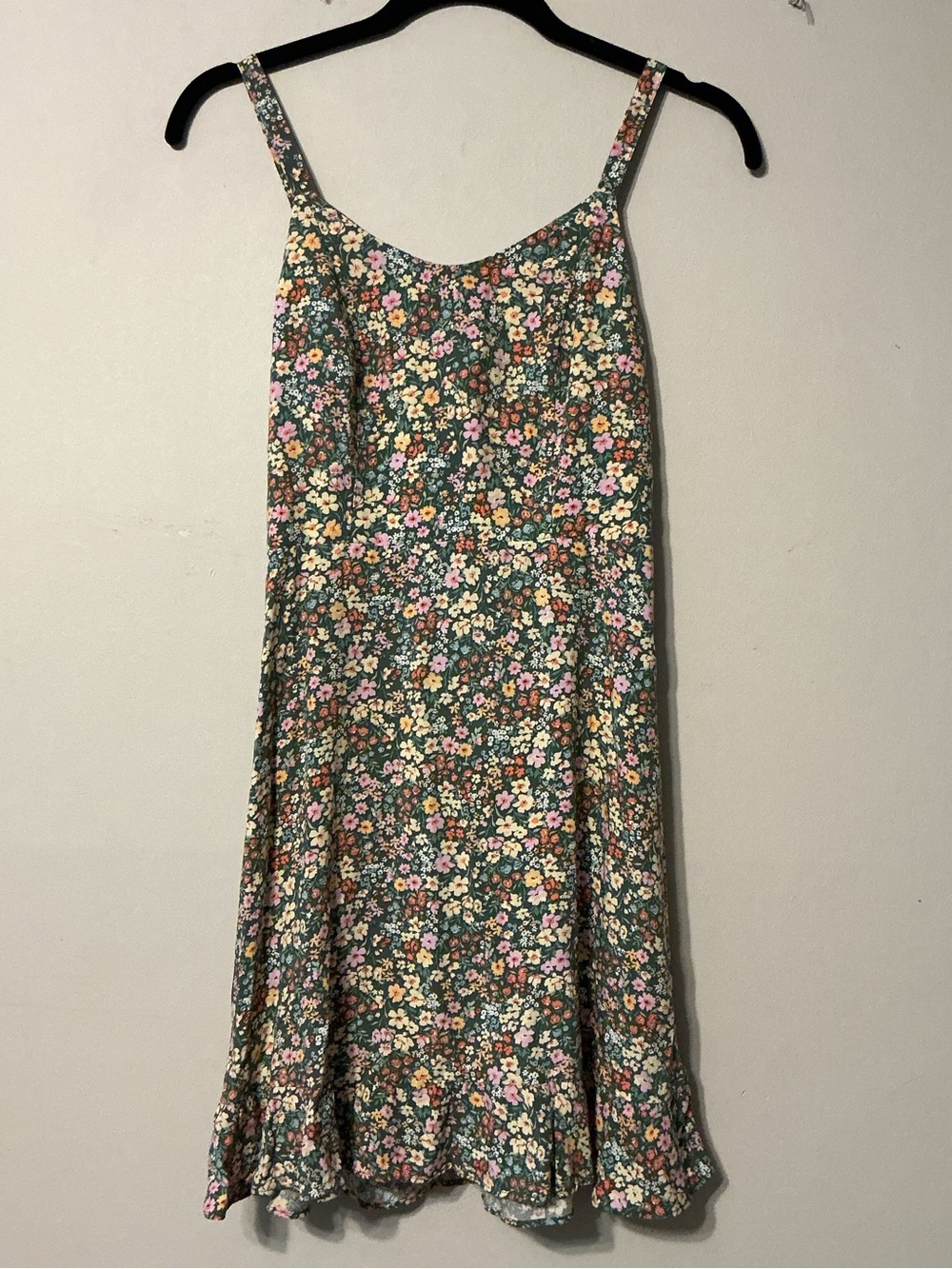 Old Navy Green Floral Summer Dress
